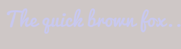Image with Font Color C8C8EE and Background Color CEC7C6